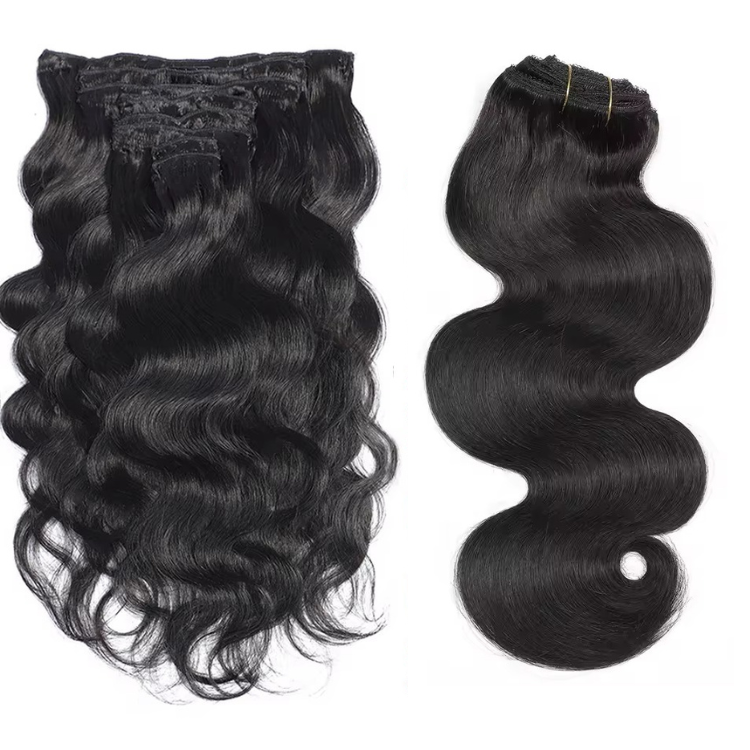 Natural Body Wave Clip-Ins Soft & Thick Instantly Longer Hair- Rafarada