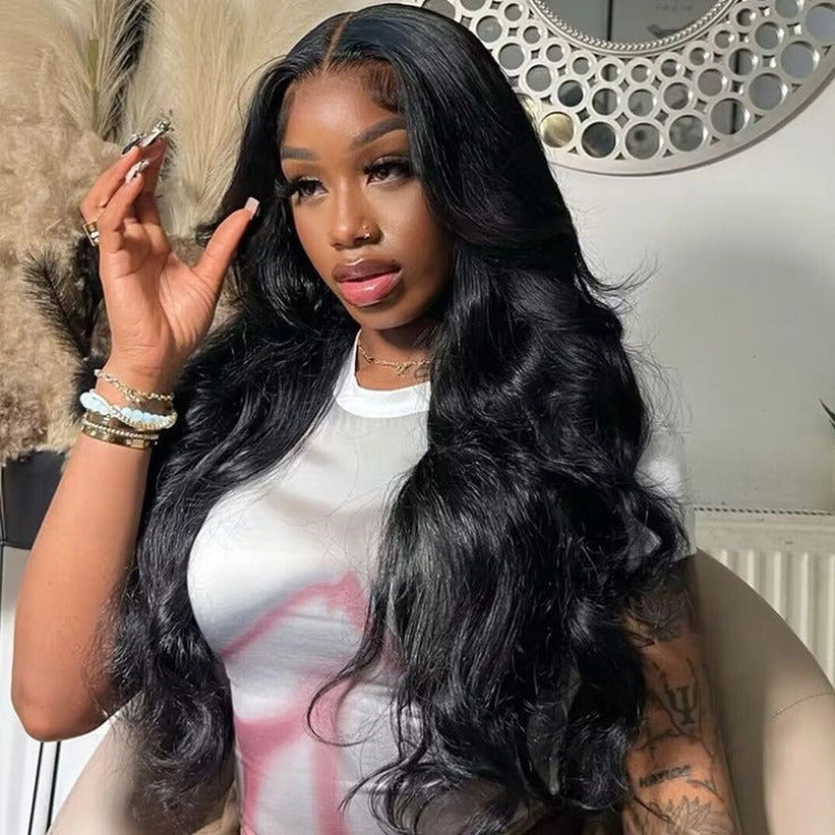 Body Wave Human Hair Wigs HD Lace Pre-Plucked Pre-Bleached 13x6 Lace Front Wigs - Rafarada