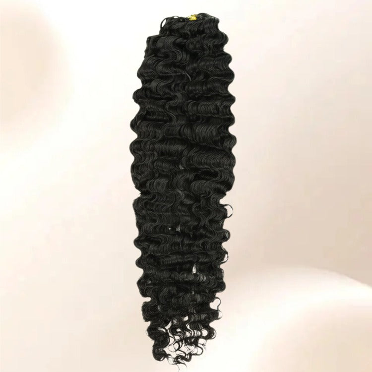 Burmese Curl Crochet Hair 100% Human Feather Crochet Boho Braids Extensions - Rafarada