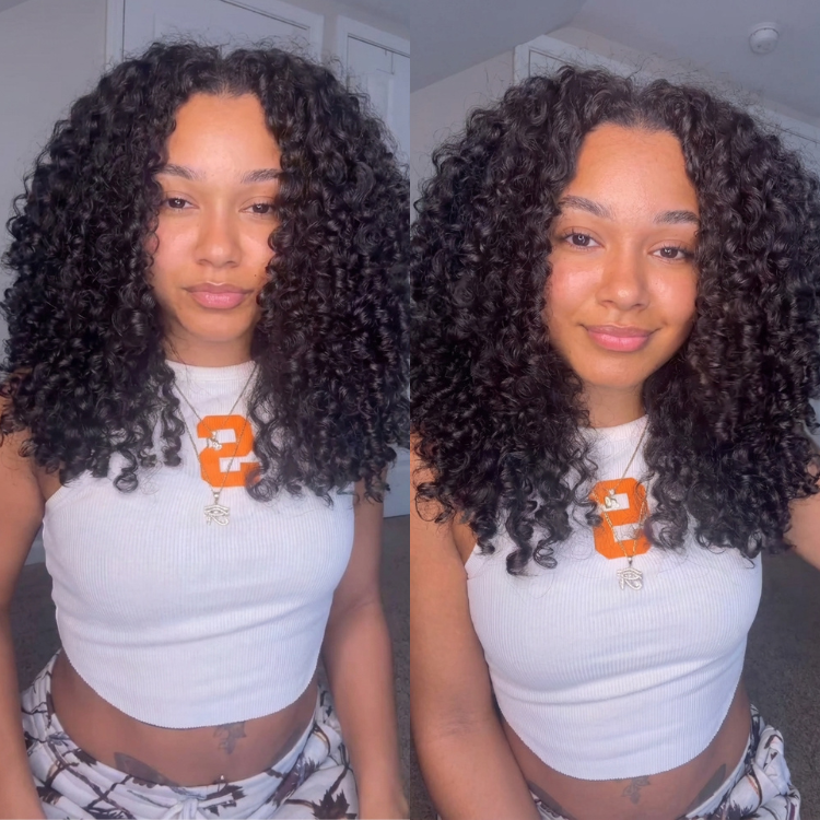 Burmese Curly Glueless Wig Bleached Knots 360 HD Lace Front Wig Invisi Draw-Strings Wig - Rafarada