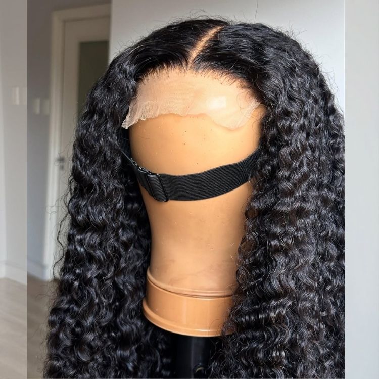 Burmese Curly Wig HD Lace Front Wig Glueless Lace Natural Color Human Hair Wigs - Rafarada
