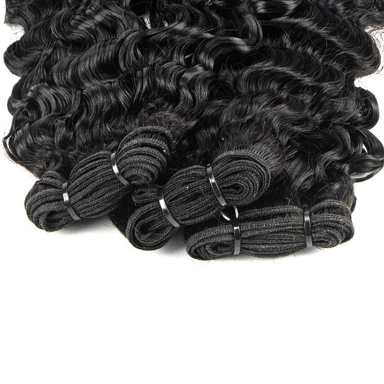 Burmerse Curly Hair Extensions Human Hair  2/3/4 Bundles 100% Human Hair Bundles -Rafarada