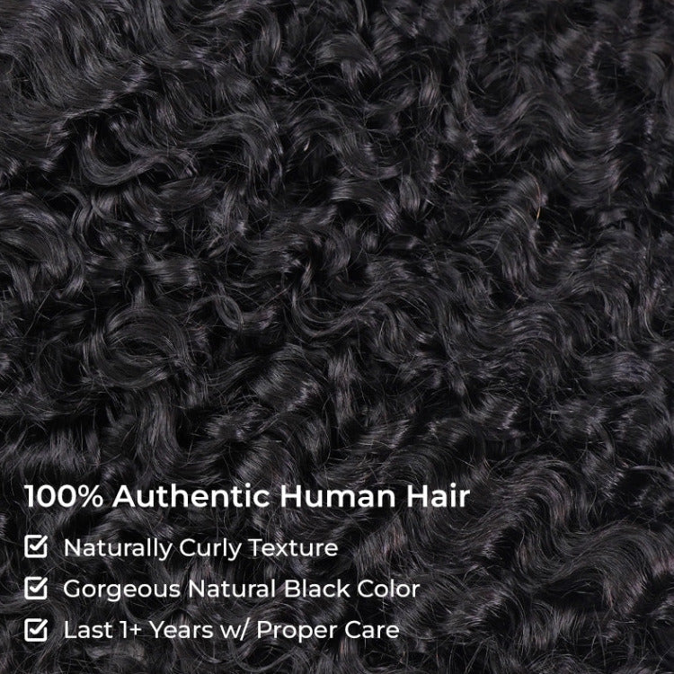 Burmese Curly 13x6 Human Hair Glueless Wig Pre-Cut Lace Beginner Friendly - Rafarada
