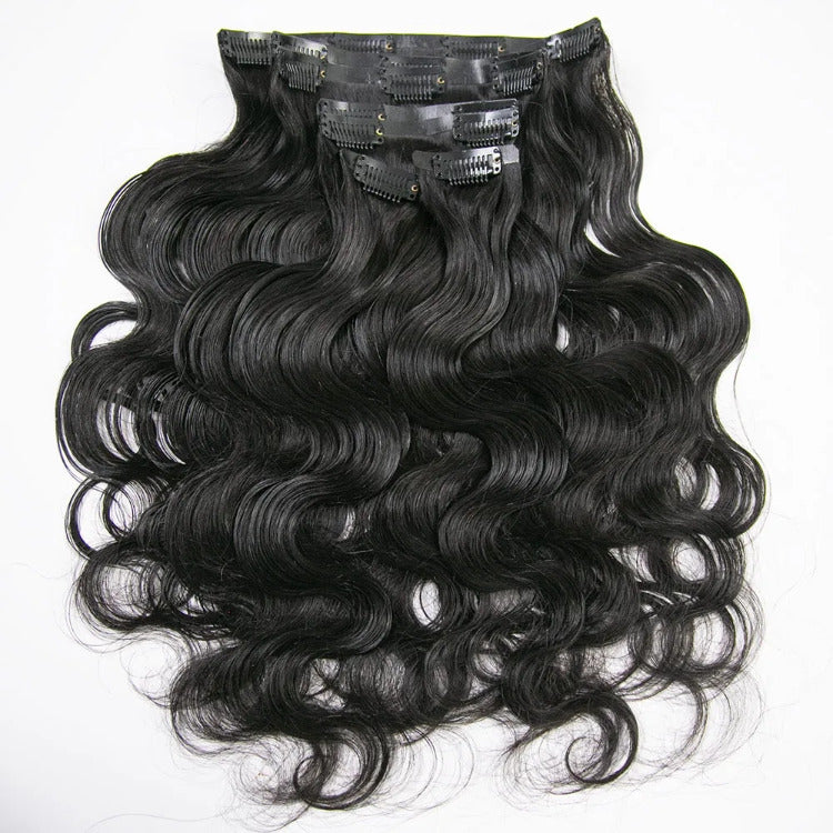 Natural Body Wave Clip-Ins Soft & Thick Instantly Longer Hair- Rafarada