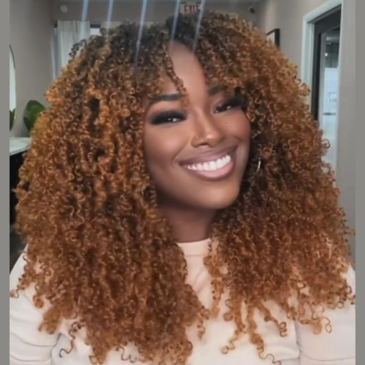 Ombre Yanky Twist Crochet 1/30 Color Human Hair Extension - Rafarada