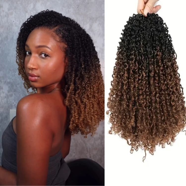 Ombre Yanky Twist Crochet 1/30 Color Human Hair Extension - Rafarada