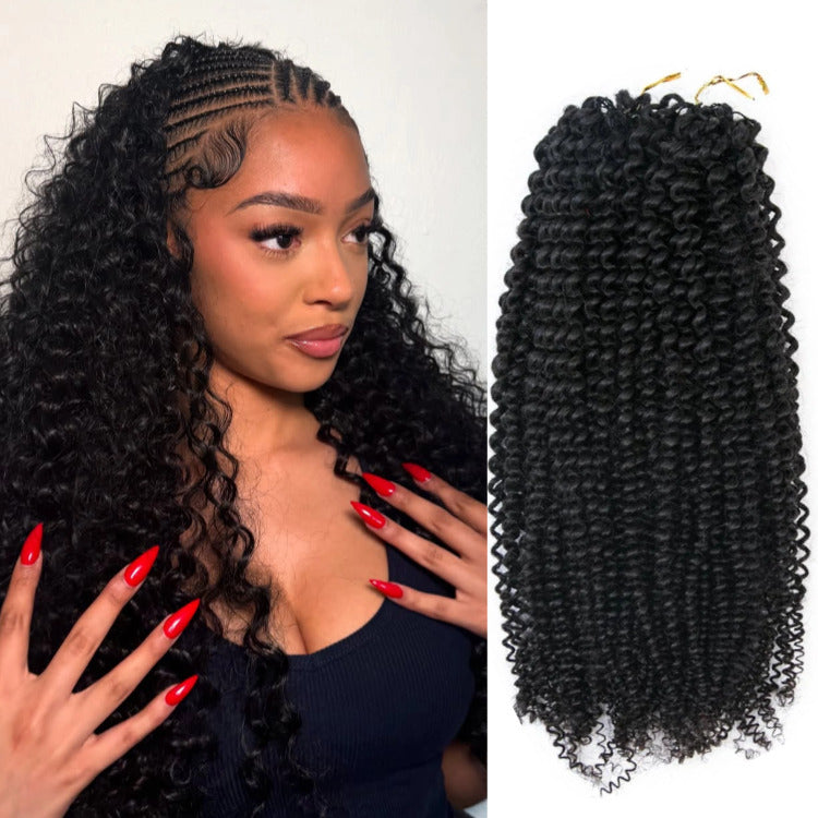 Curly Crochet Hair 100% Human Crochet Braids Extensions - Rafarada