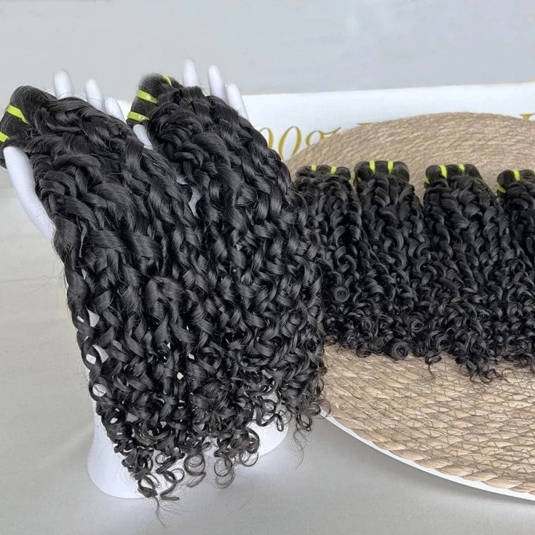 Vietnamese Pixie Curls Bundles 100% Human Virgin Hair Extensions 8-30Inch -Rafarada