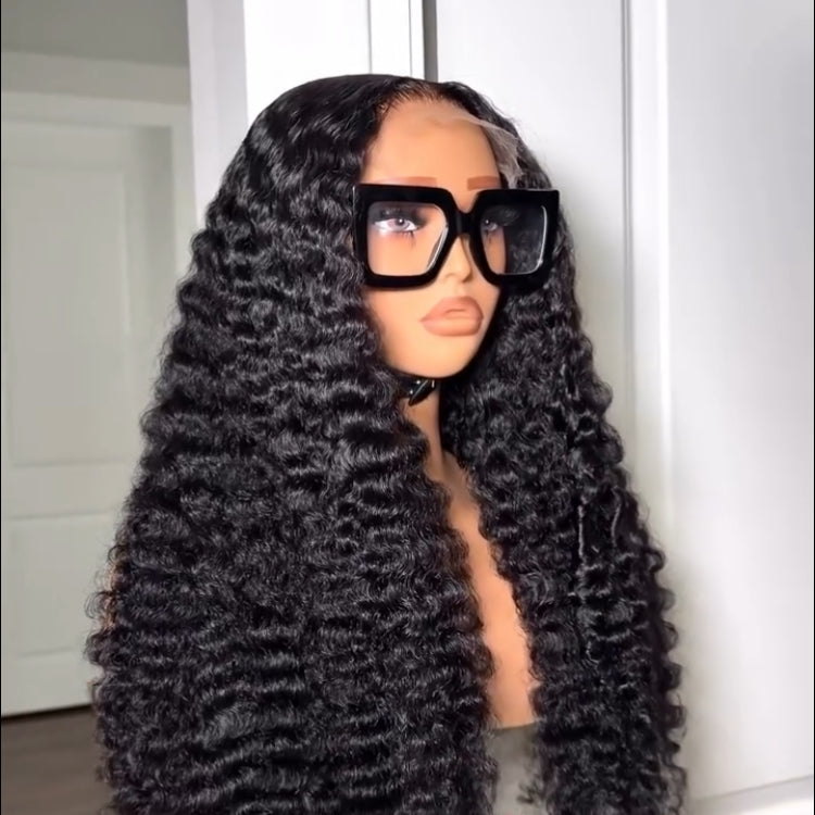 Burmese Curly Hair 100% Virgin Human Hair Wig Pre-Plucked For Women - Rafarada