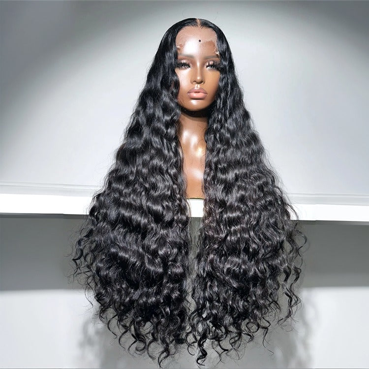 Wand Curls Loose Deep Wave Pre Plucked Hairline HD Lace Frontal Human Hair Wigs - Rafarada