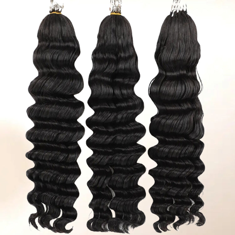 Deep Wave Crochet Hair 100% Human Crochet Braids Extensions - Rafarada