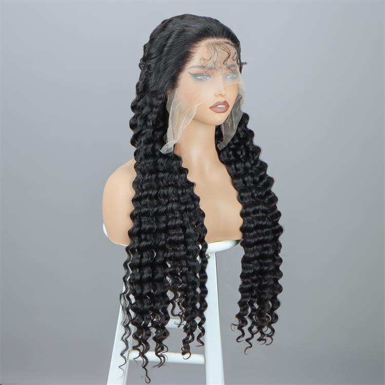 Wear and Go Glueless 6x4 Undetectable Lace Closure Deep Wave Curly Human Hair Wig- Rafarada