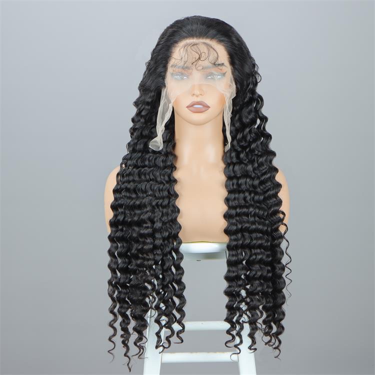 Wear and Go Glueless 6x4 Undetectable Lace Closure Deep Wave Curly Human Hair Wig- Rafarada