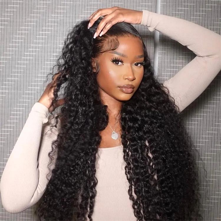 Deep Wave Wear Go Glueless Wig Bleached Knots Pre-cut 13x6 HD Lace Wig - Rafarada