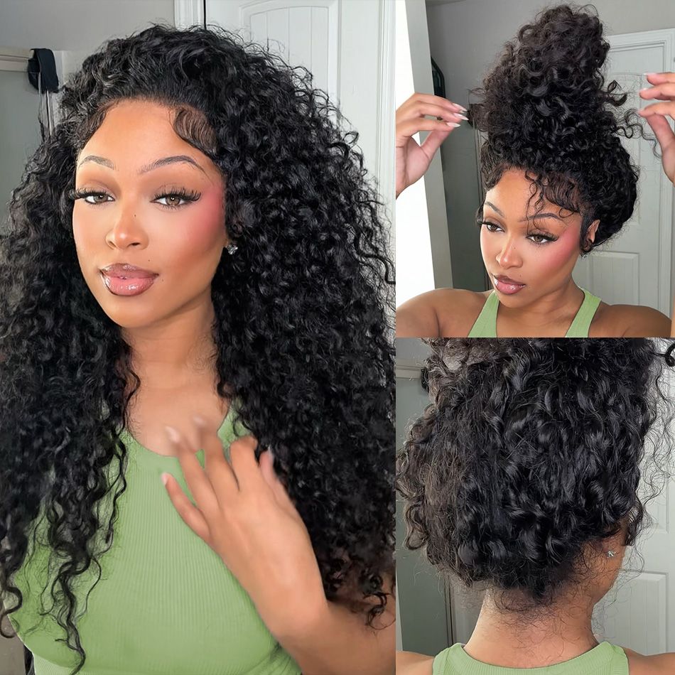Deep Wave Wig Invisi Draw-strings 360 Pre-Cut Lace InvisiFit Strap Wig - Rafarada