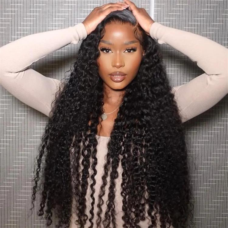 Deep Wave Wear Go Glueless Wig Bleached Knots Pre-cut 13x6 HD Lace Wig - Rafarada