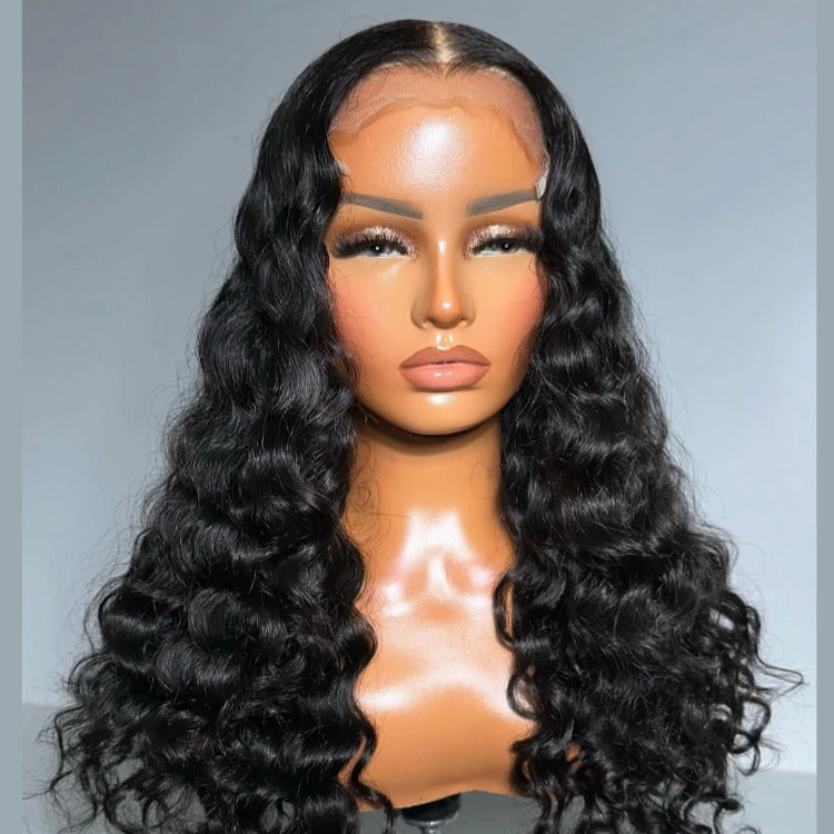 Natural Curly Wave Wig HD Lace Front Curls Human Hair Wigs- Rafarada