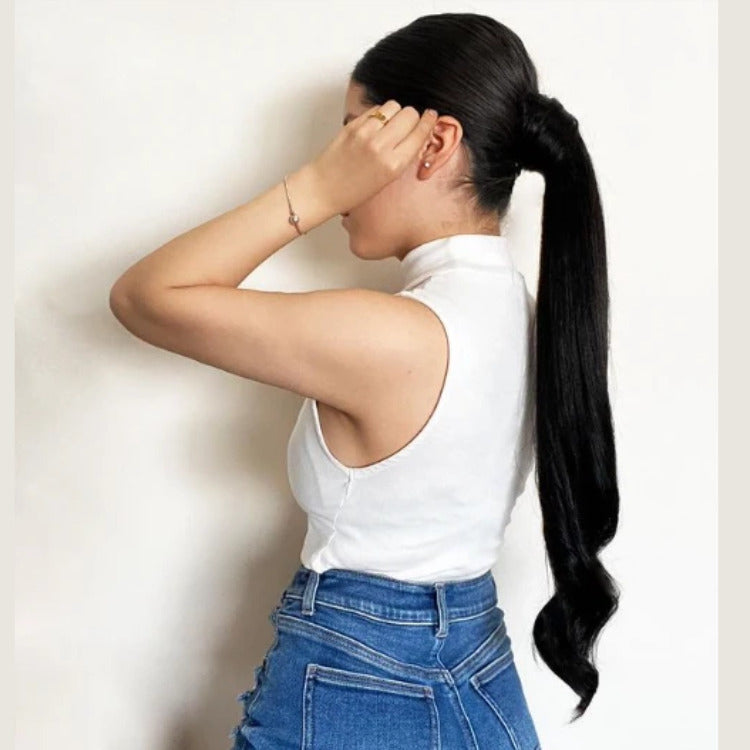 Natural Half Body Wave Clip-Ins Soft & Thick Instantly Longer Hair- Rafarada