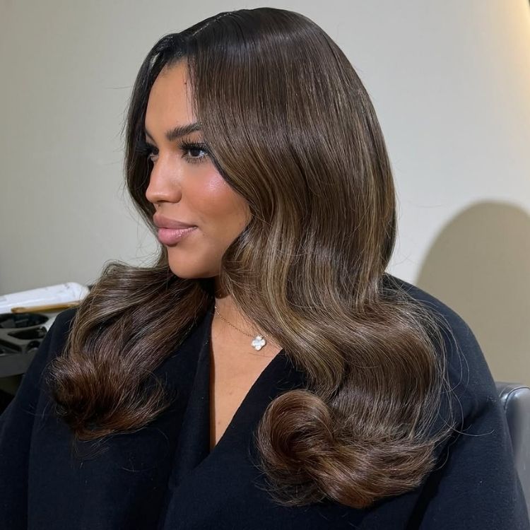 Body Wave Wig HD Lace Front Human Hair Highlight Color Wig - Rafarada