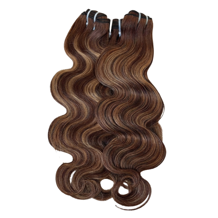 Highlight Body Wave Human Hair Bundles Ombre Honey Blonde 100% Human Hair Weave 2/3/4 Bundles - Rafarada