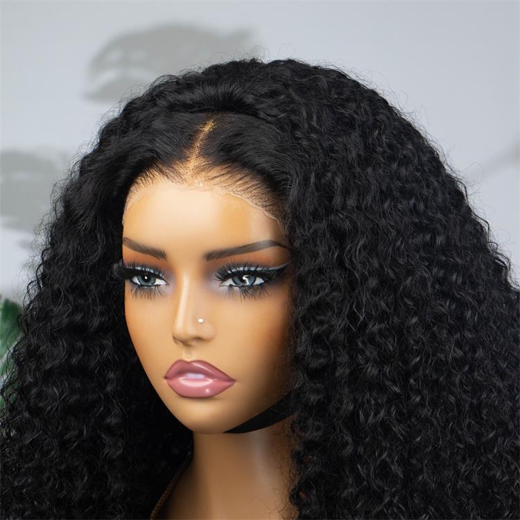 Kinky Curly Wear Go Wigs HD Lace Pre Cut Lace Frontal 100% Glueless Wigs- Rafarada