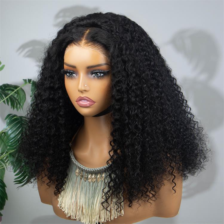Wear Go Wigs Kinky Curly Wig Pre Cut 13x6 HD Lace Glueless Human Hair Wigs- Rafarada