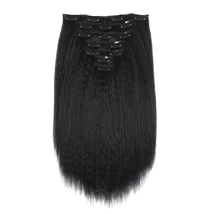 Afro Kinky Straight Clip-Ins 100% Human Hair Full & Thick- Rafarada