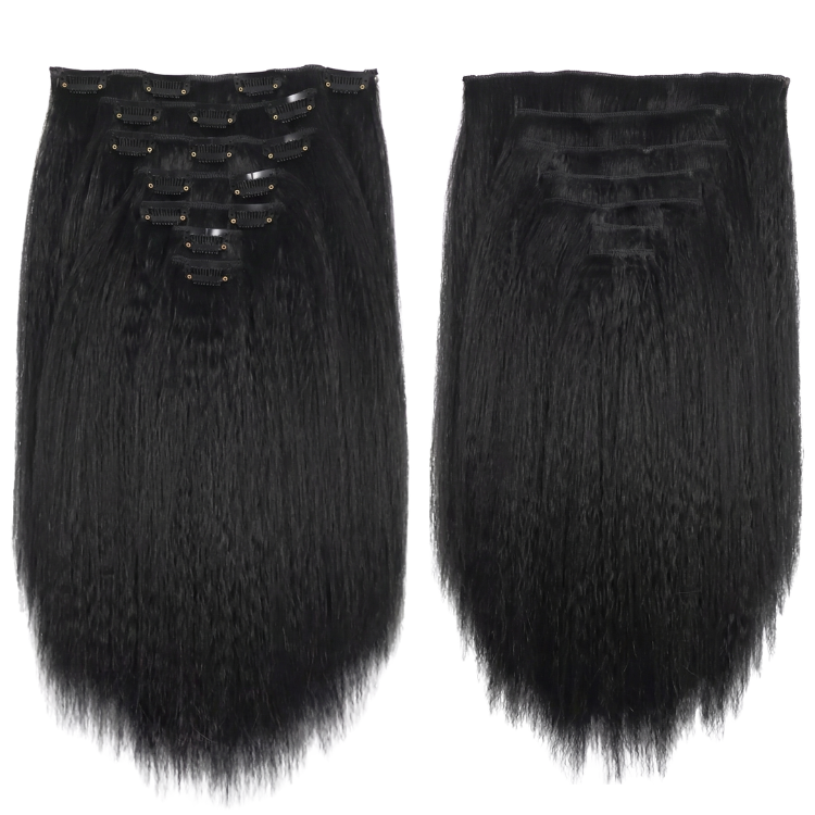 Afro Kinky Straight Clip-Ins 100% Human Hair Full & Thick- Rafarada