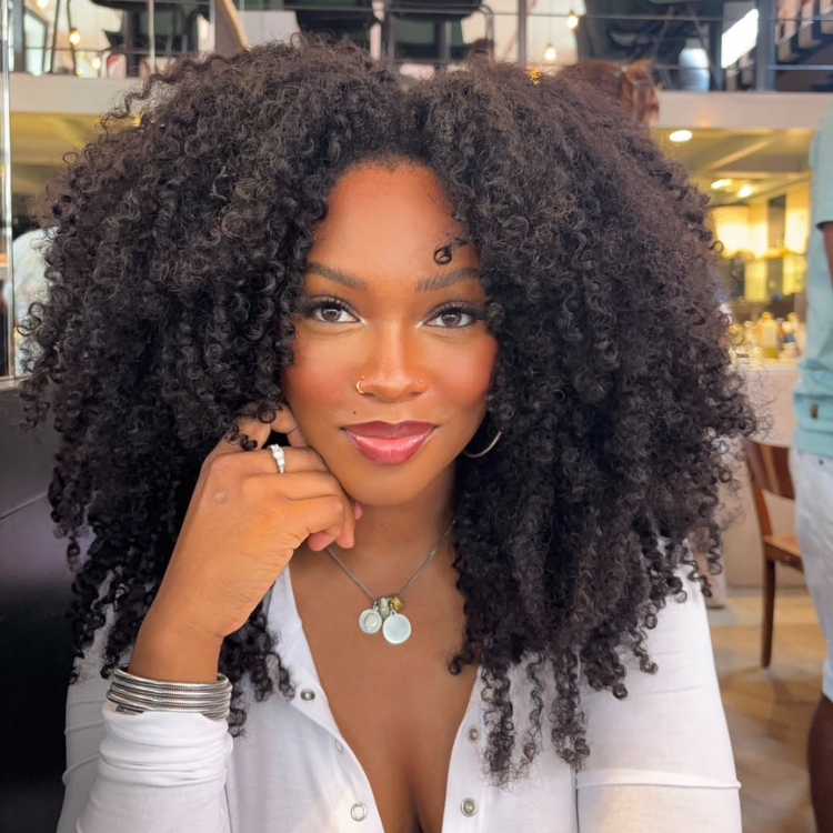 Pre-Layered Low Maintenance Kinky Curly Glueless Wig 3D Layered Afro Kinky Curly Human Hair - Rafarada