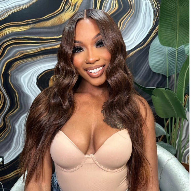 Body Wave Lace Front Wigs Pre Cut HD Lace Glueless Wig 220% Density For Woman - Rafarada