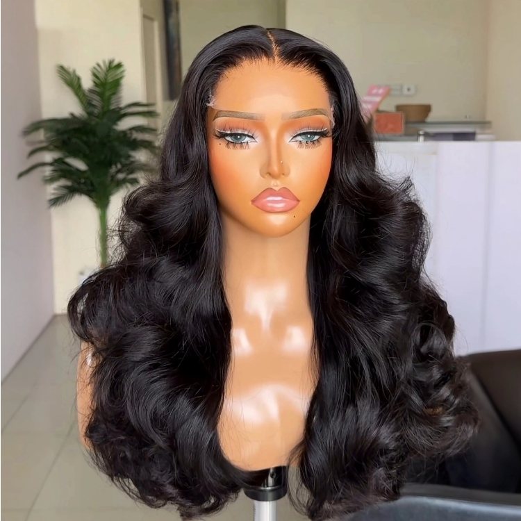 Glueless Loose Wave Lace Front Wigs Raw Nature Wave Wig - Rafarada