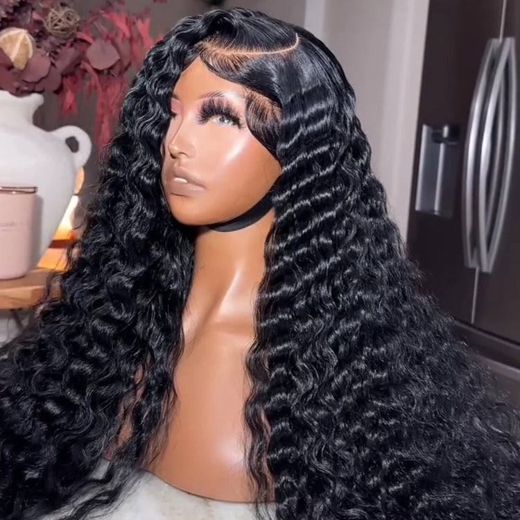 Glueless Wigs Loose Deep Wave Wig Virgin Human Hair 13x6 Transparent HD Lace Front Wig - Rafarada