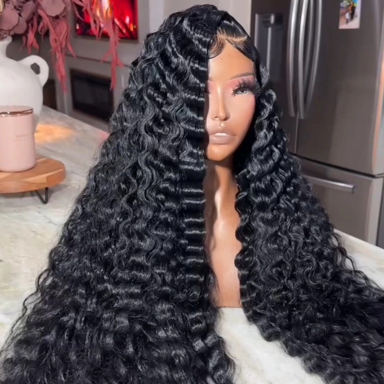 Glueless Wigs Loose Deep Wave Wig Virgin Human Hair 13x6 Transparent HD Lace Front Wig - Rafarada