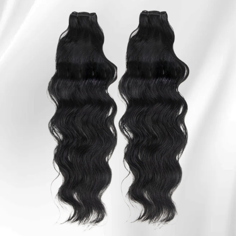 Natural Wave Bundles Remy Human Hair 100% Human Virgin Hair Extensions - Rafarada