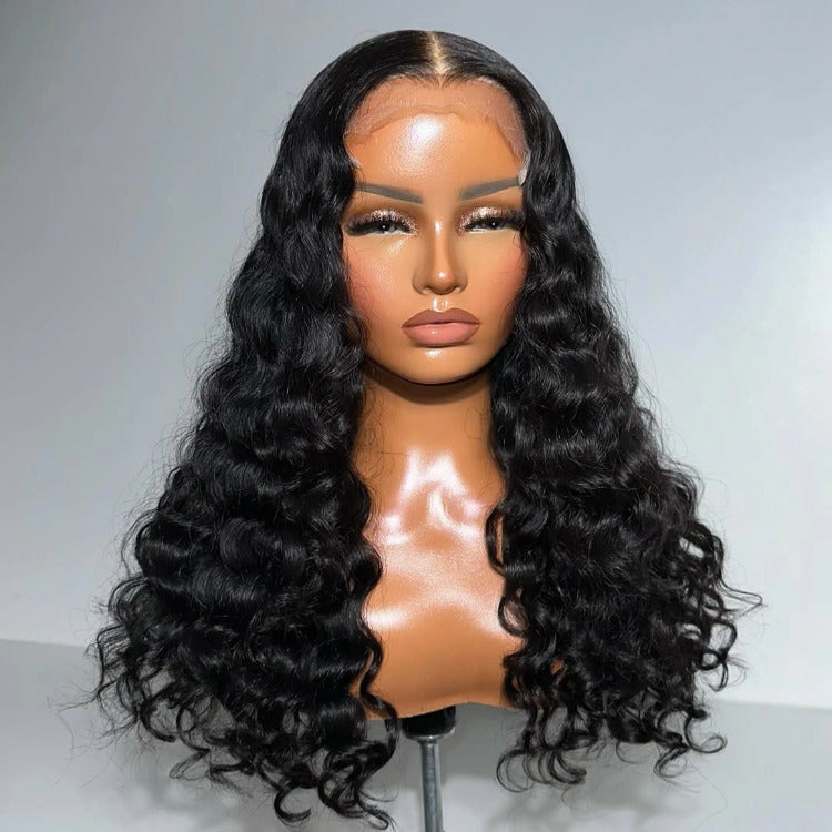 Natural Curly Wave Wig HD Lace Front Curls Human Hair Wigs- Rafarada
