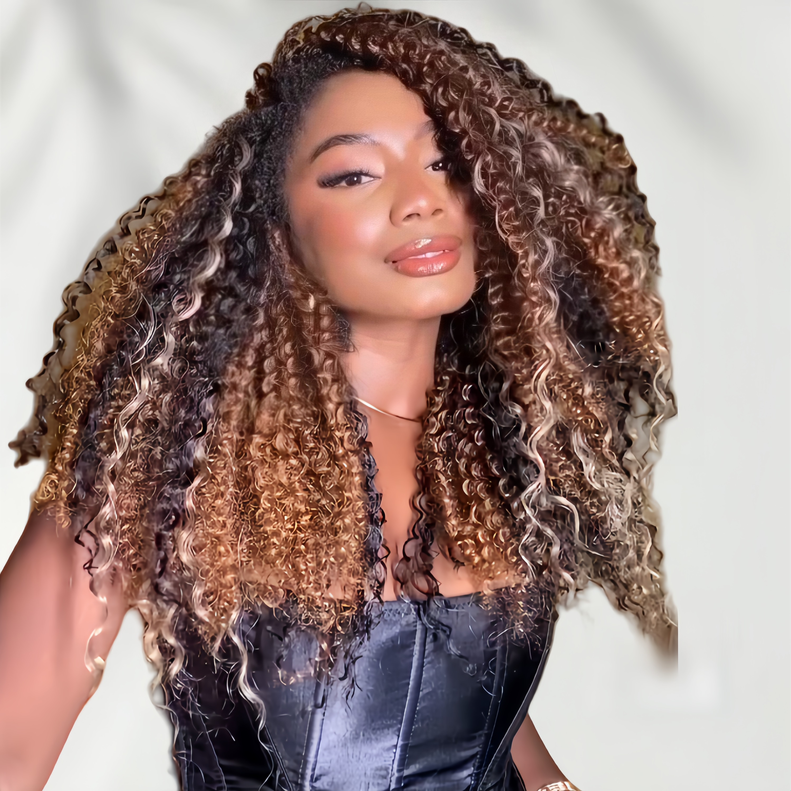 Deep Curly Crochet Hair 100% Human Crochet Braids Extensions - Rafarada