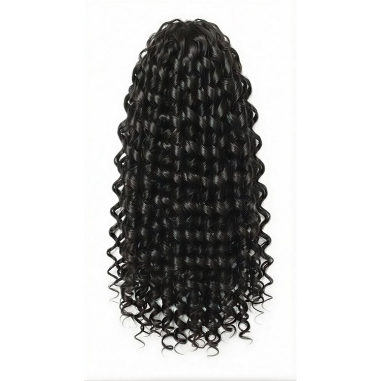 Pixie Curly Human Crochet Hair Extensions Natural Color Feather Crochet Hair- Rafarada