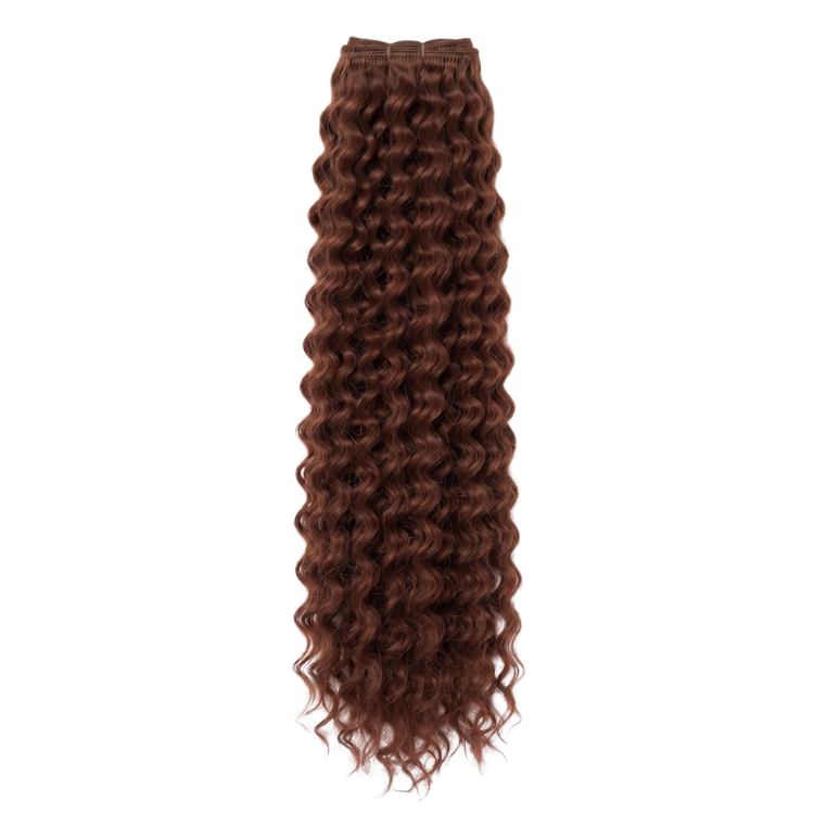 Dark Brown & Reddish Brown Piano Color Bundles - Human Hair Curly Weave for Highlighted Look - Rafarada