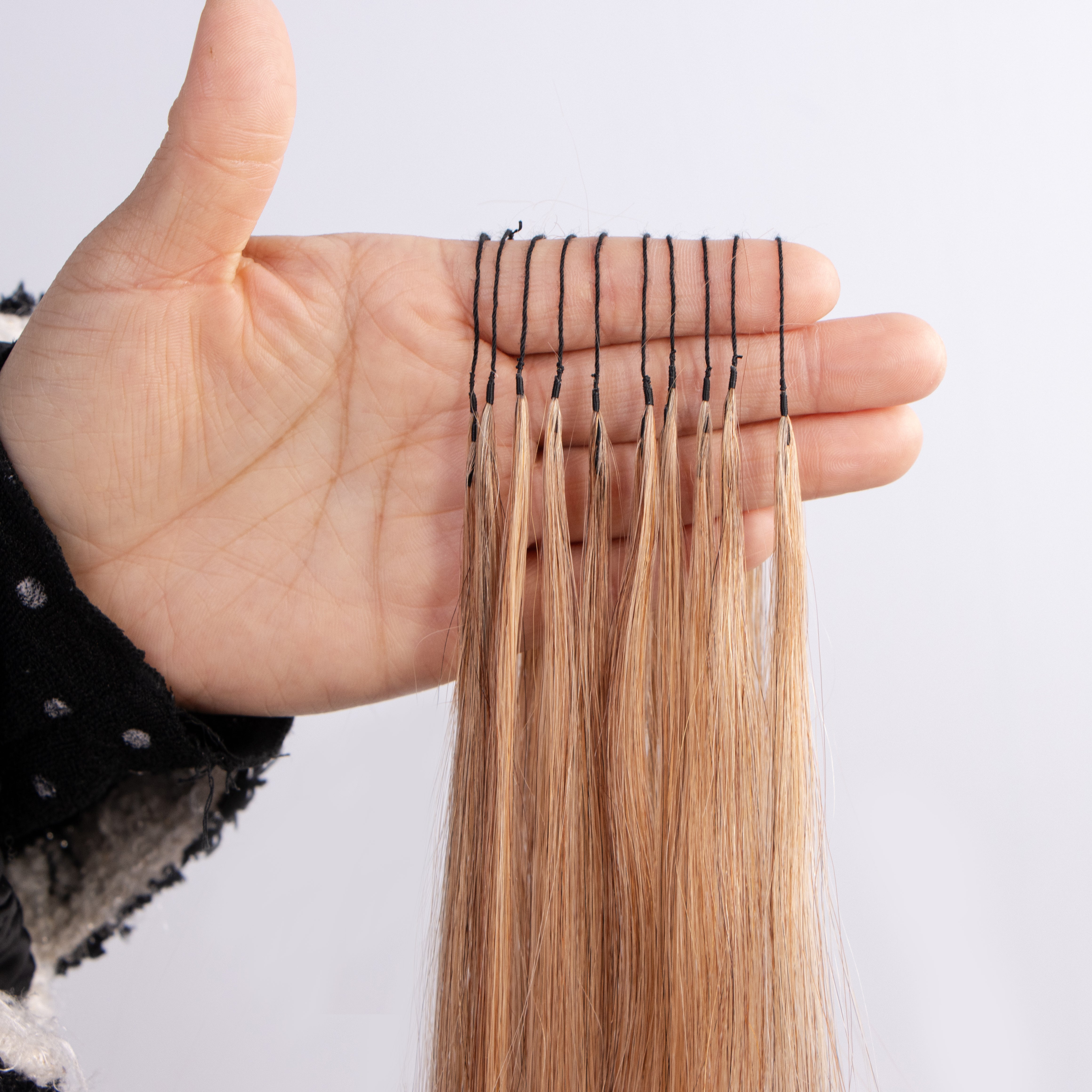 Premium Real Feather Hair Extensions Blonde Straight Hair Heat Resistant Hair Accessory for Women and Girls - Rafarada
