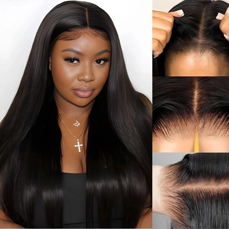 Straight Human Hair Pre Cut Glueless HD Lace Wig - Rafarada