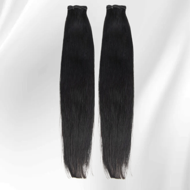 Straight Hair Bundles Brazilian Virgin Human Hair Natural Black Color Bundles- Rafarada