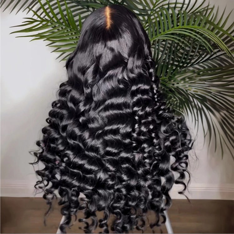 High Density Wand Curls Wig Pre-plucked & Pre-bleached Lace Front Wig- Rafarada