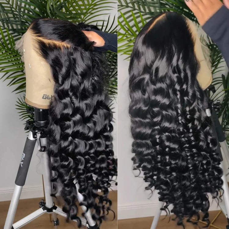 High Density Wand Curls Wig Pre-plucked & Pre-bleached Lace Front Wig- Rafarada