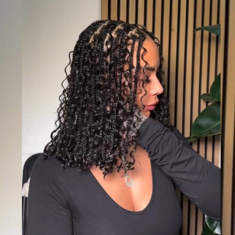 Water Wave Human Crochet Hair Extensions 100% Real Hair For Crochet Braids Natural Color - Rafarada