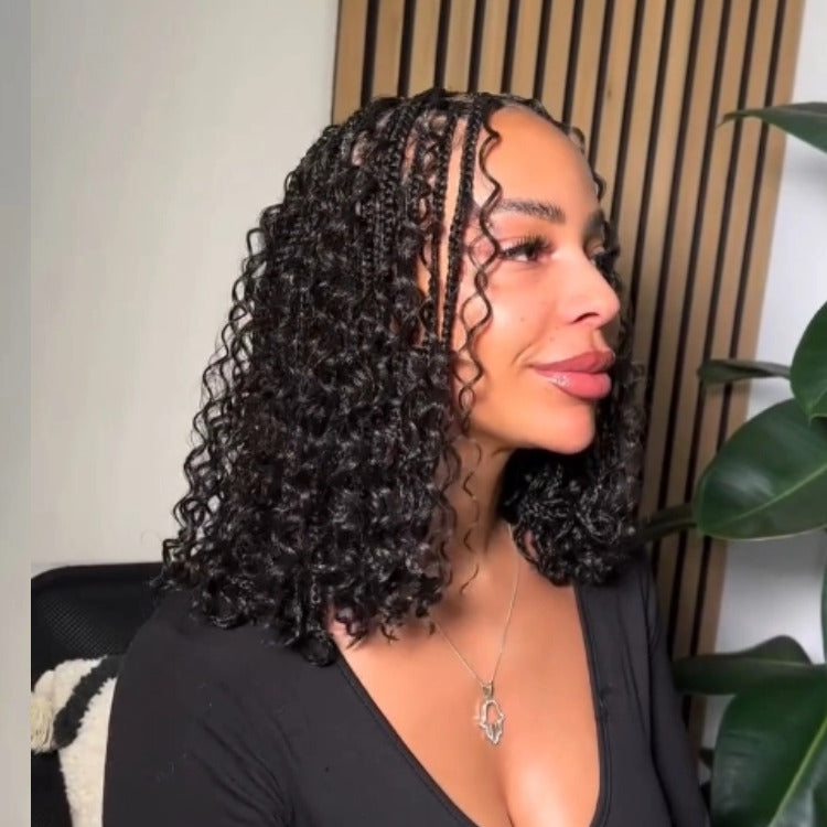 Water Wave Human Crochet Hair Extensions 100% Real Hair For Crochet Braids Natural Color - Rafarada