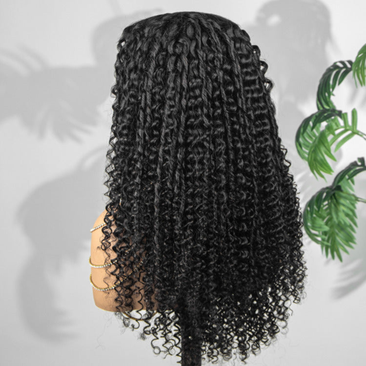 Multi Texture Water Wave With Bouncy Curls HD Lace Frontal Thick Curly Hair Glueless Wigs- Rafarada