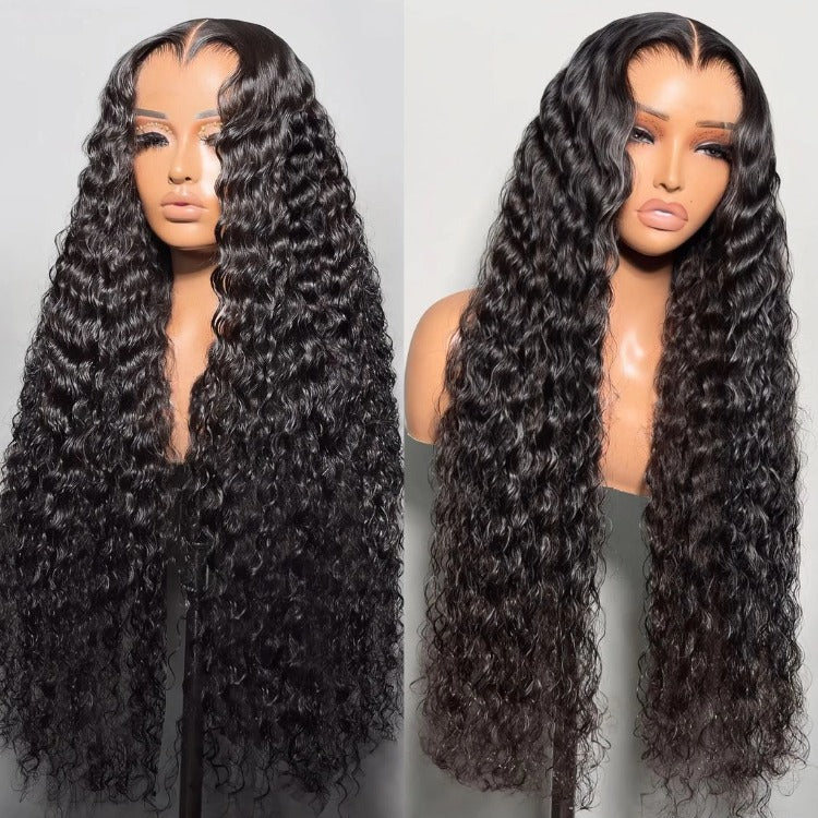 Natural Color Wig 24-30 Inch 100% Human Hair Water Wave & Body Wave Wig - Rafaradahair